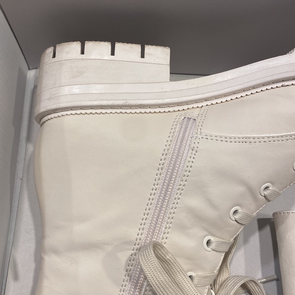 Dolce Vita Ivory Lottie Combat Boots - Picture 8 of 17